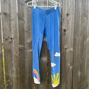 9-10y Mini Boden applique leggings GUC